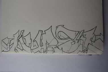 Graffiti Sketch - Photo by peacemaker