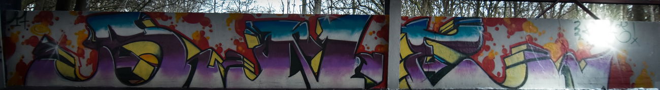 Graffiti Wall in Hassee - Photo by peacemaker - kiel, graffiti, lost