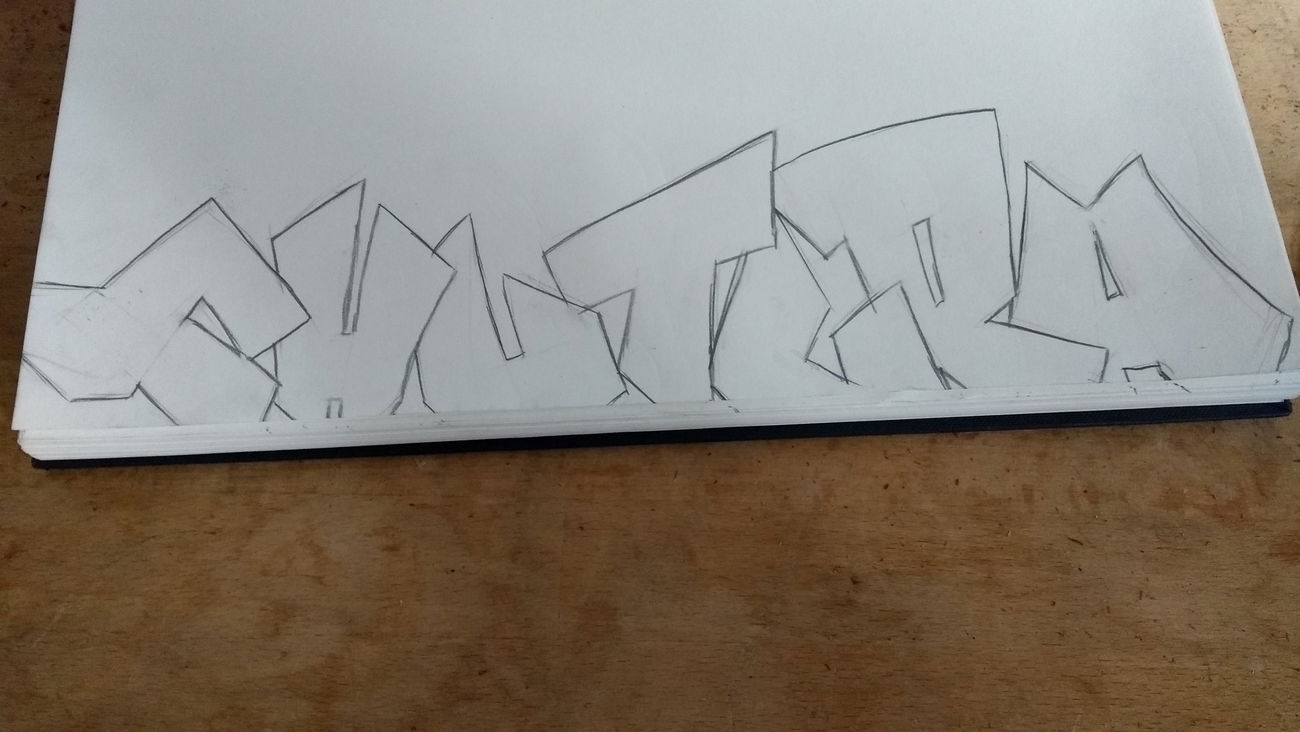 Graffiti Sketch - Photo by peacemaker - peacemaker, phutura