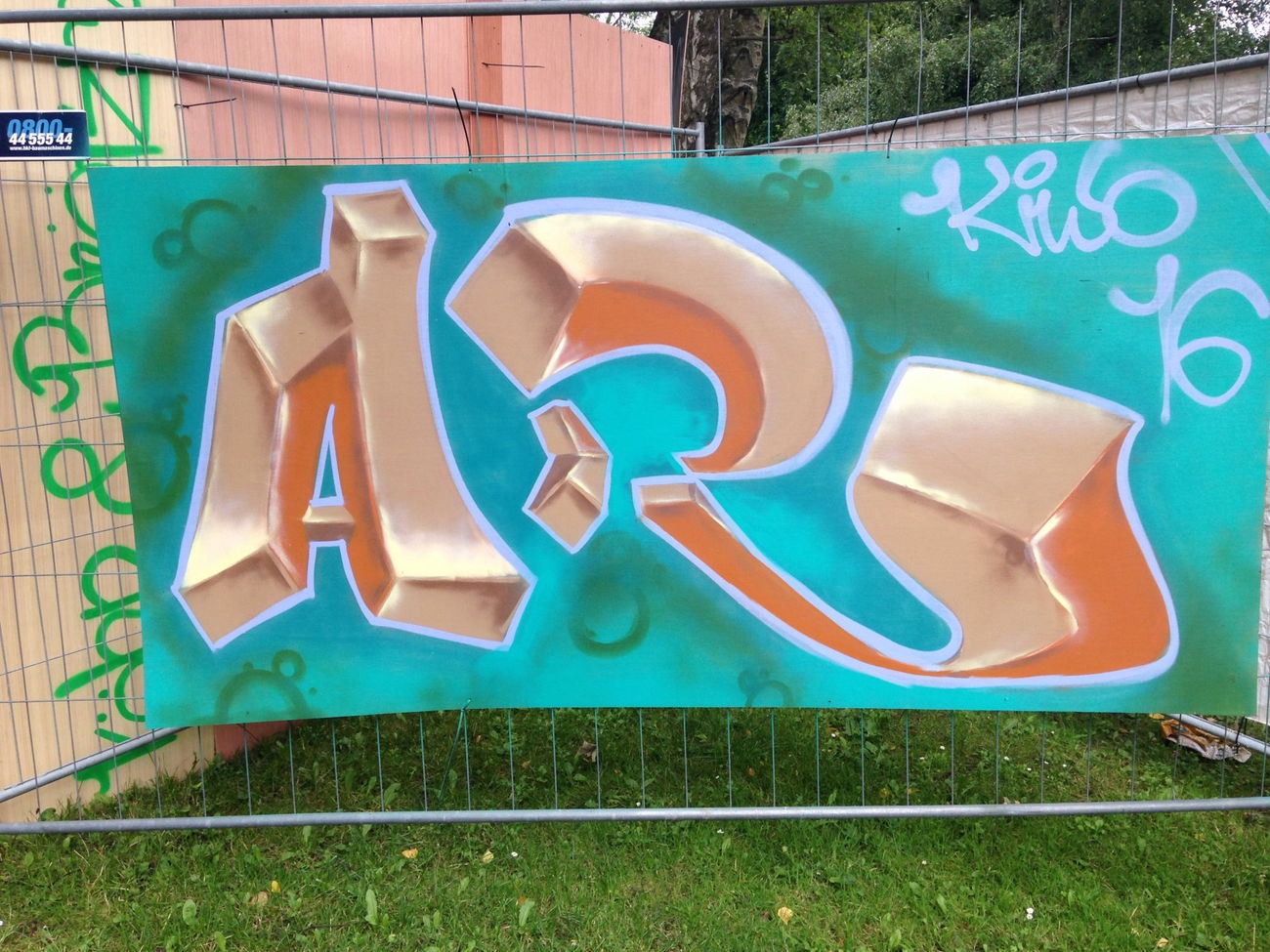 Graffiti Wall in Kiel - Photo by peacemaker - kiel, legal, playground