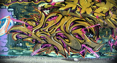 Graffiti Wall in Feldkirch - Photo by peaks76 - peak7, peaks, dubs (2010)