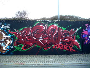 Graffiti Wall in Heidelberg - Photo by peaks76 - peak7, peaks, dubs (2010)