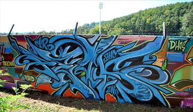 Graffiti in HOMBURG - Photo by peaks76 - peak, peaks, dga (2015)