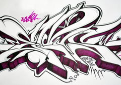 Graffiti Wall in SAARBRÜCKEN - Photo by peaks76 - peak7, dga, znc (2017)