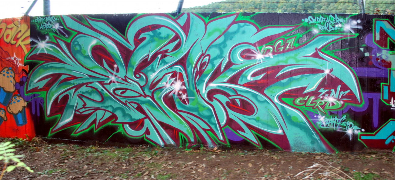 Graffiti Wall - Photo by peaks76 (2015)