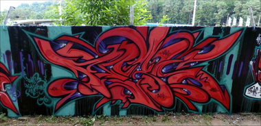 Graffiti Wall - Photo by peaks76 (2015)