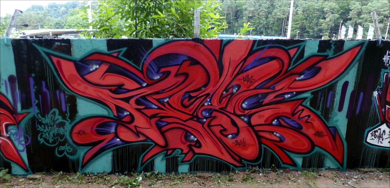 Graffiti Wall - Photo by peaks76 (2015)