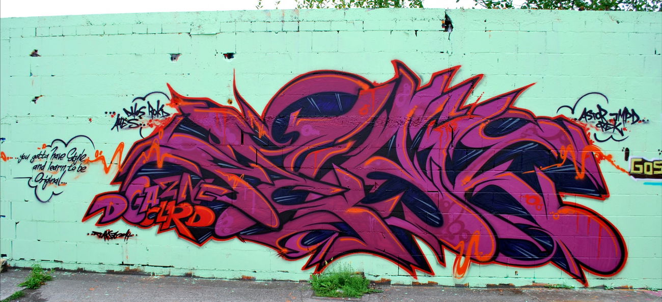 Graffiti Wall in Kaiserslautern - Photo by peaks76 - peak7, peaks176, kaiserslautern (2014)