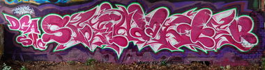 Graffiti Wall in Homburg - Photo by peaks76 - peak7, soldat, dga (2009)