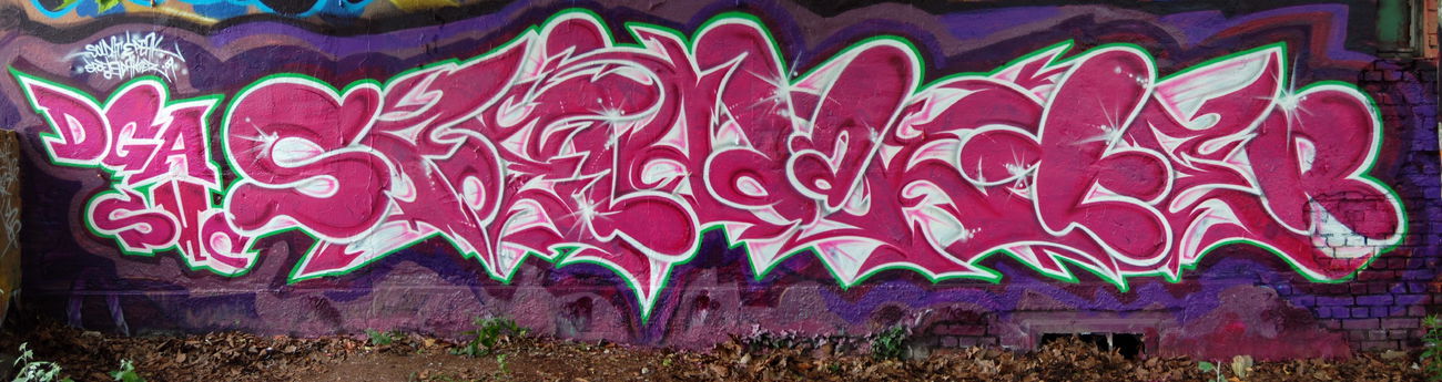 Graffiti Wall in Homburg - Photo by peaks76 - peak7, soldat, dga (2009)