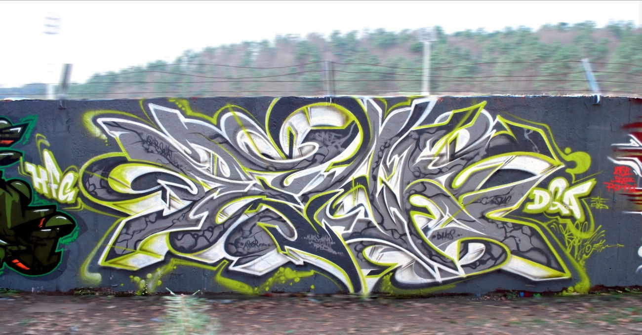 Graffiti Wall in Homburg - Photo by peaks76 - peak7, Homburg, dleys (2017)