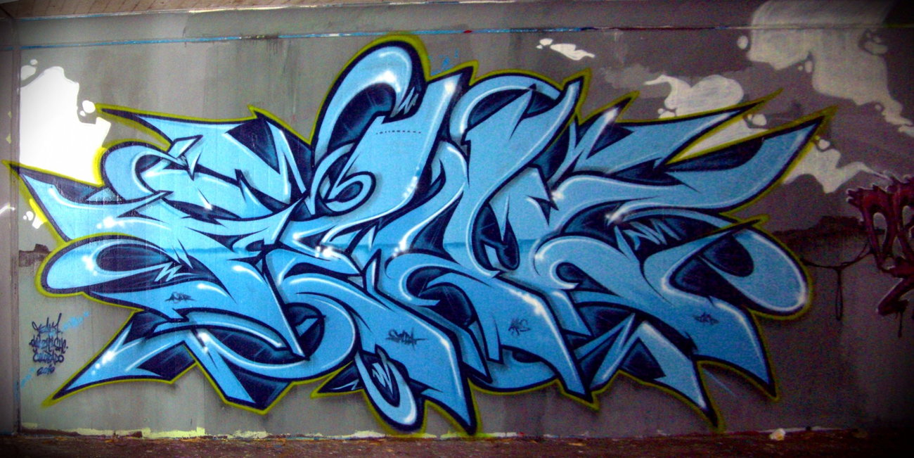Graffiti Wall in Trier - Photo by peaks76 - peak7, peaks176, dga (2010)