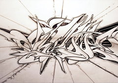 Graffiti Sketch - Photo by peaks76 - peak7, chrome (2015)