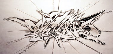 Graffiti Sketch - Photo by peaks76 - peak7, chrome (2015)