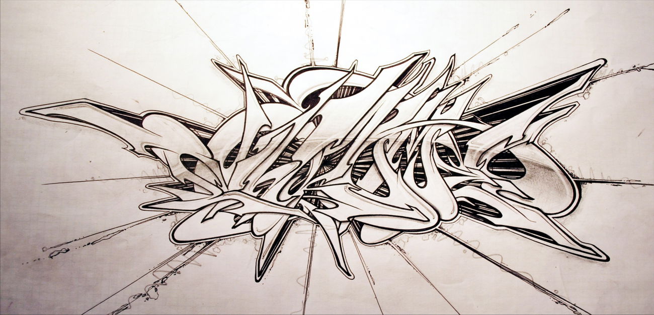 Graffiti Sketch - Photo by peaks76 - peak7, chrome (2015)