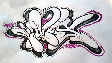 Graffiti Wall - Photo by peaks76 - peak7, dga, znc (2017)