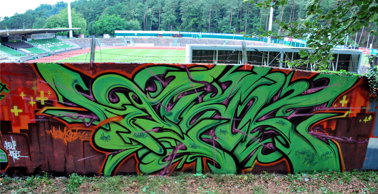 Graffiti in HOMBURG - Photo by peaks76 - peak (2016)