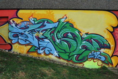 Graffiti Wall in Bexbach - Photo by peaks76 - peak7, peaks, bexbach (2013)