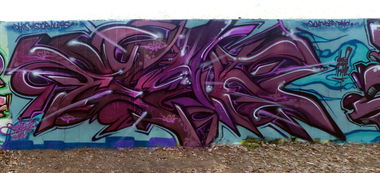 Graffiti in Homburg - Photo by peaks76 - peaks76, homburg, waldstadion (2017)