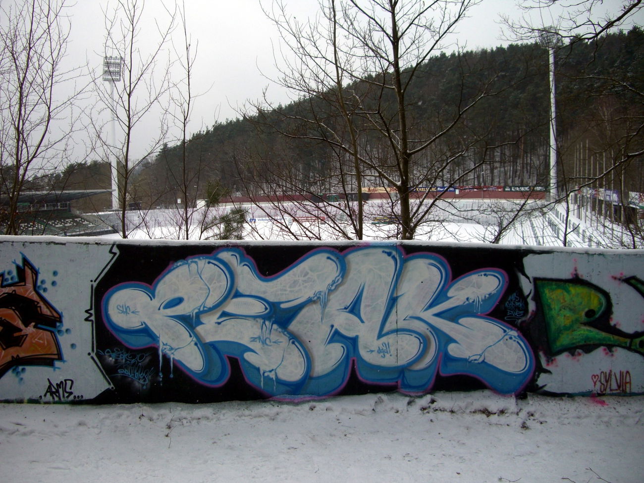 Graffiti Wall in Homburg - Photo by peaks76 - peak7, peaks176, zincnite (2011)