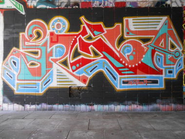 Graffiti Wall in Hamburg - Photo by peep - eigba, ega, peep