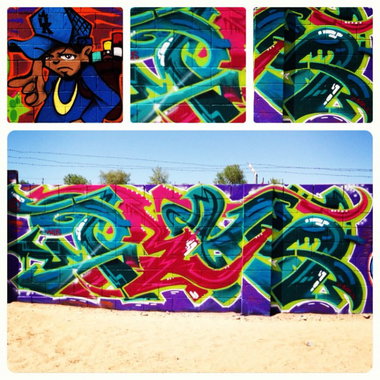 Graffiti Wall in Albuquerque - Photo by peks121 - peks, pex, peks121 (2013)