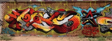 Graffiti Wall in Albuquerque - Photo by peks121 - peks, pex, peks121 (2013)
