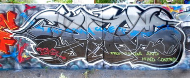 Graffiti Wall in Albuquerque - Photo by peks121 - peks, pex, peks121 (2013)