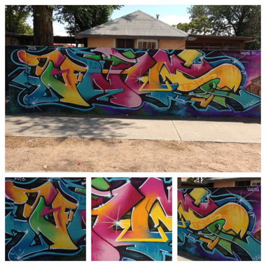 Graffiti Wall in Albuquerque - Photo by peks121 - peks, pex, peks121 (2013)