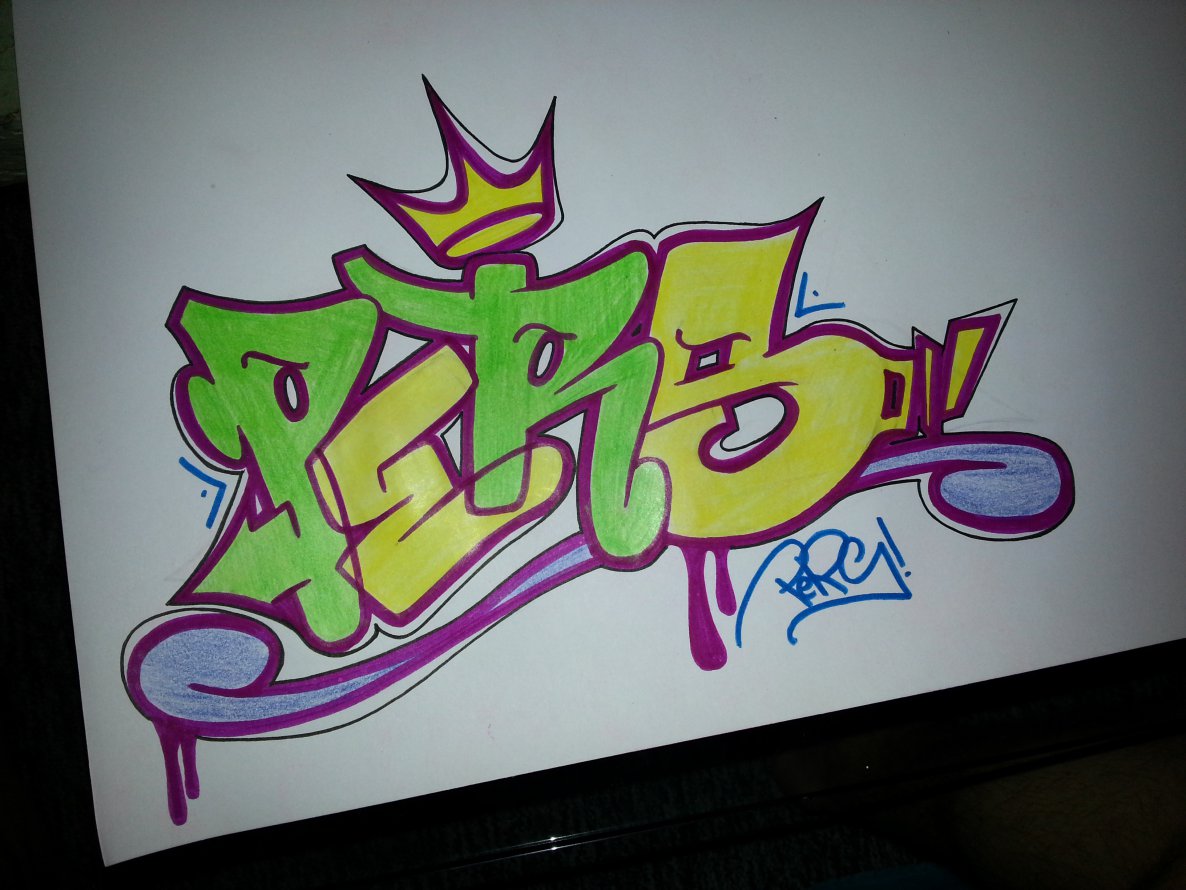 Graffiti Sketch - Photo by perserker