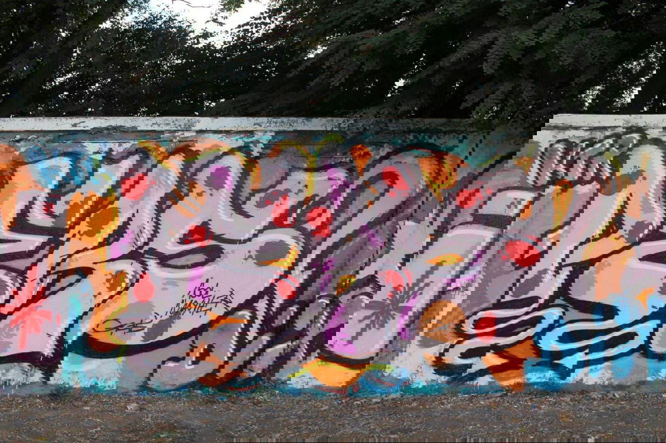 Graffiti Wall in Warsaw - Photo by personline - pers, ktr (2013)