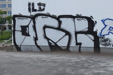 Graffiti Bombing in Leipzig - Photo by pewpew - org, leipzig (2014)