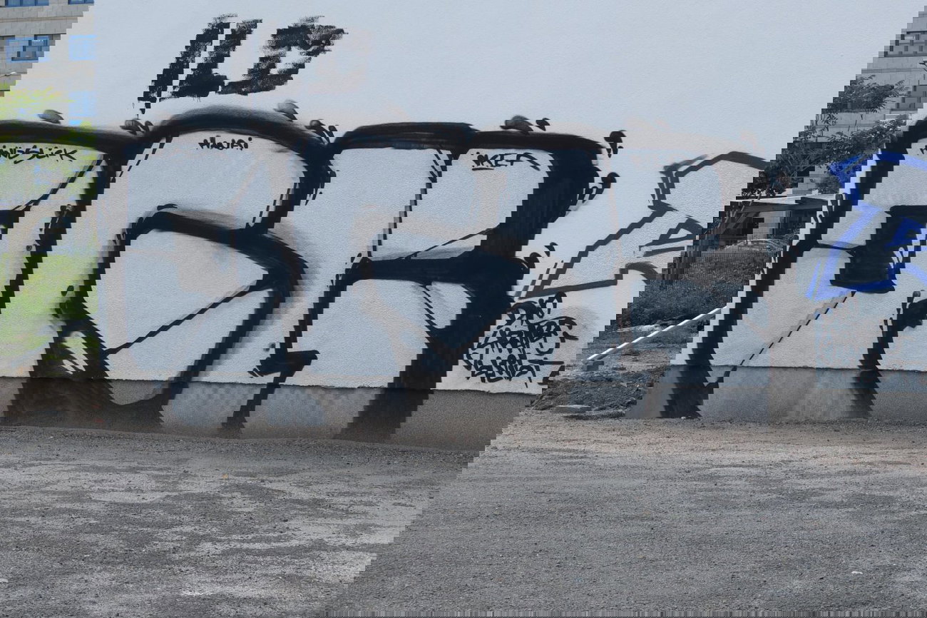 Graffiti Bombing in Leipzig - Photo by pewpew - org, leipzig (2014)