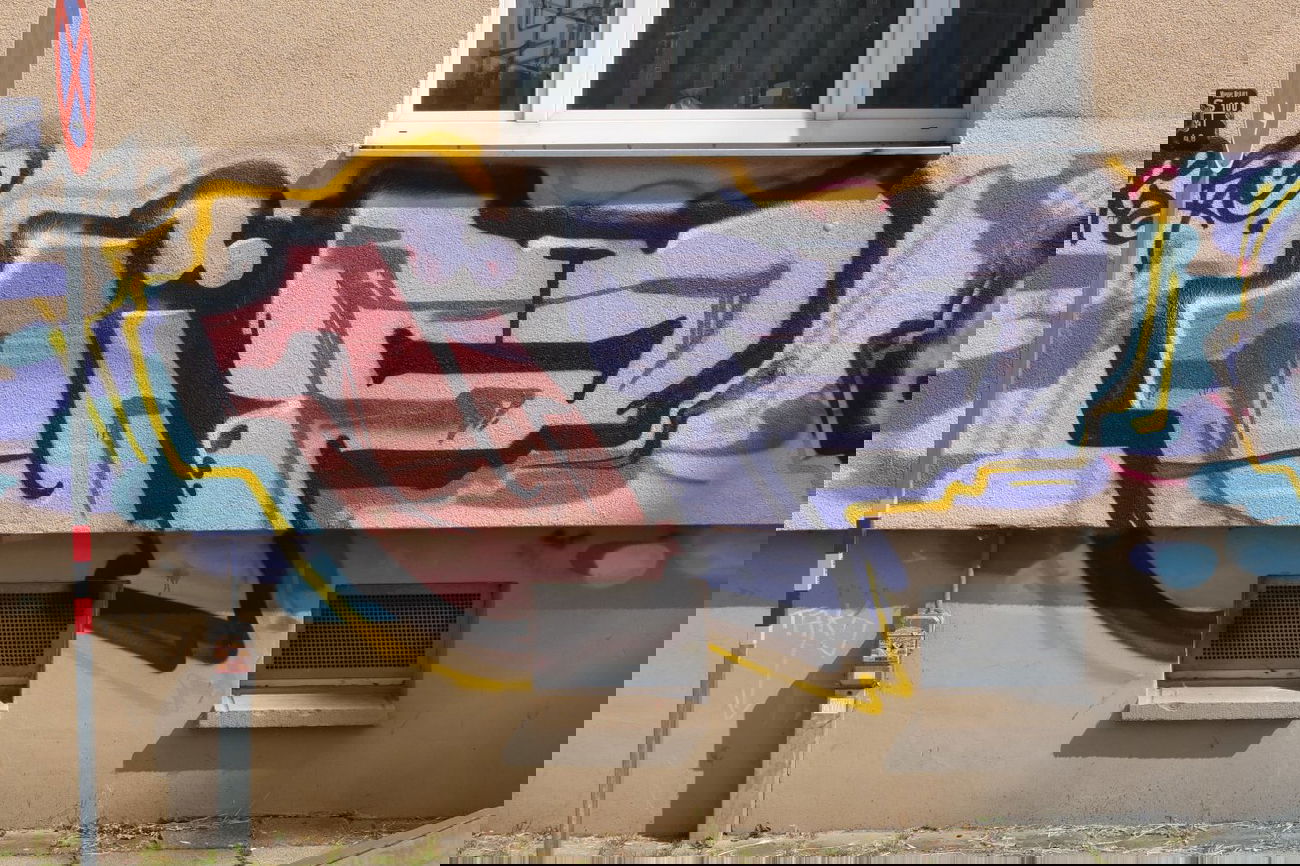 Graffiti Bombing in Leipzig - Photo by pewpew - üf, leipzig (2014)