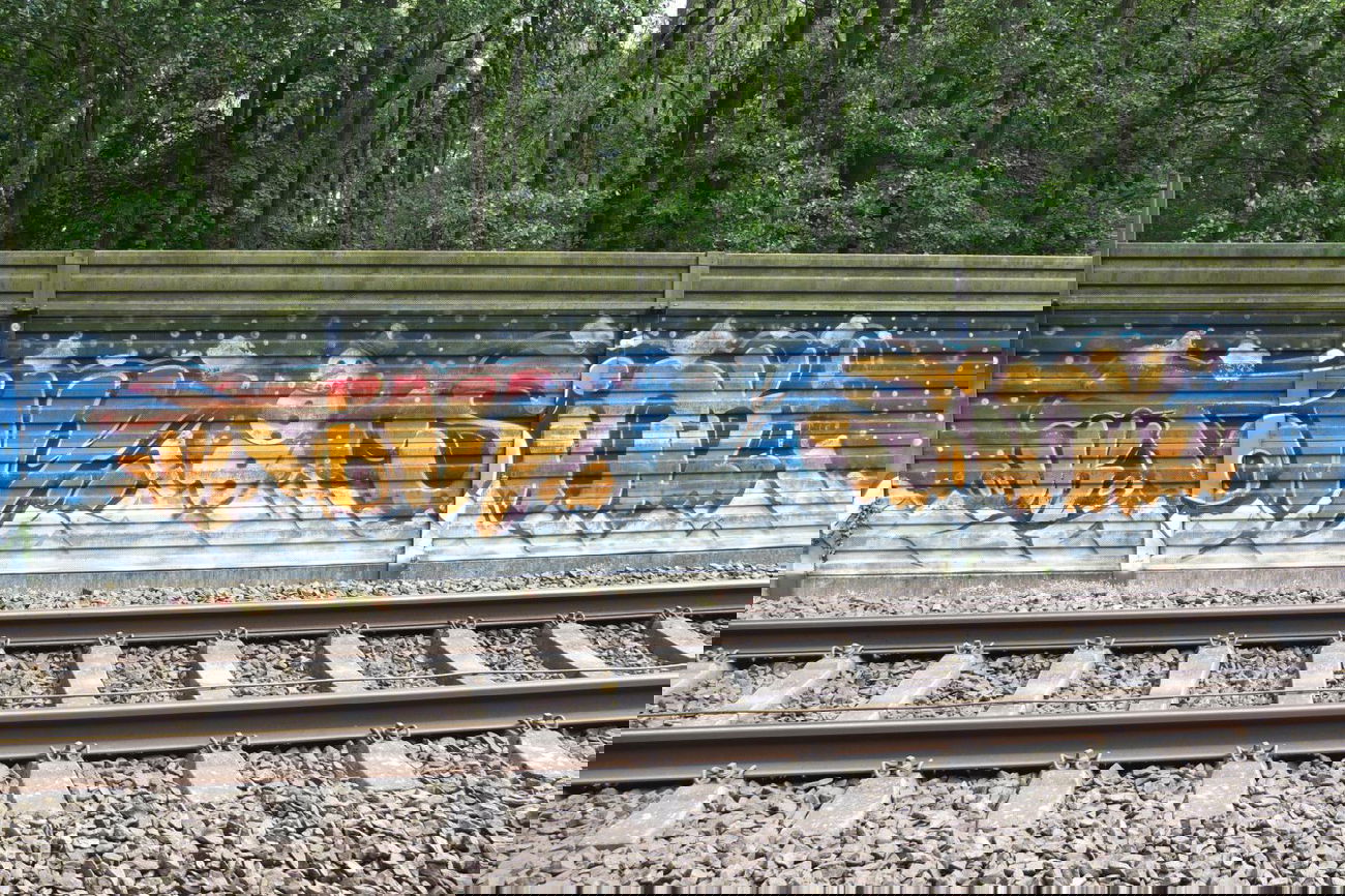 Graffiti Bombing in Hannover - Photo by pewpew - uk, tony, sioc