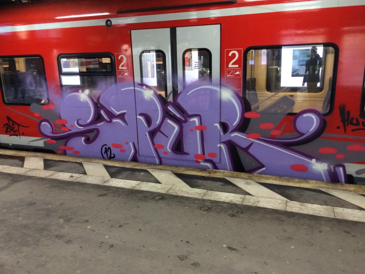 Graffiti in Hannover - Photo by pewpew - Spur, Zaet, Hannover (2015)