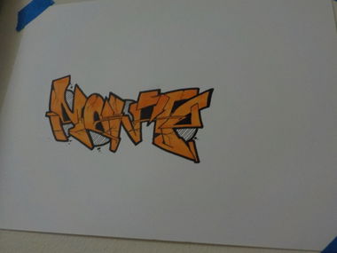 Graffiti Sketch - Photo by phun (2017)