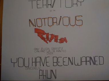 Graffiti Artwork - Photo by phun (2017)