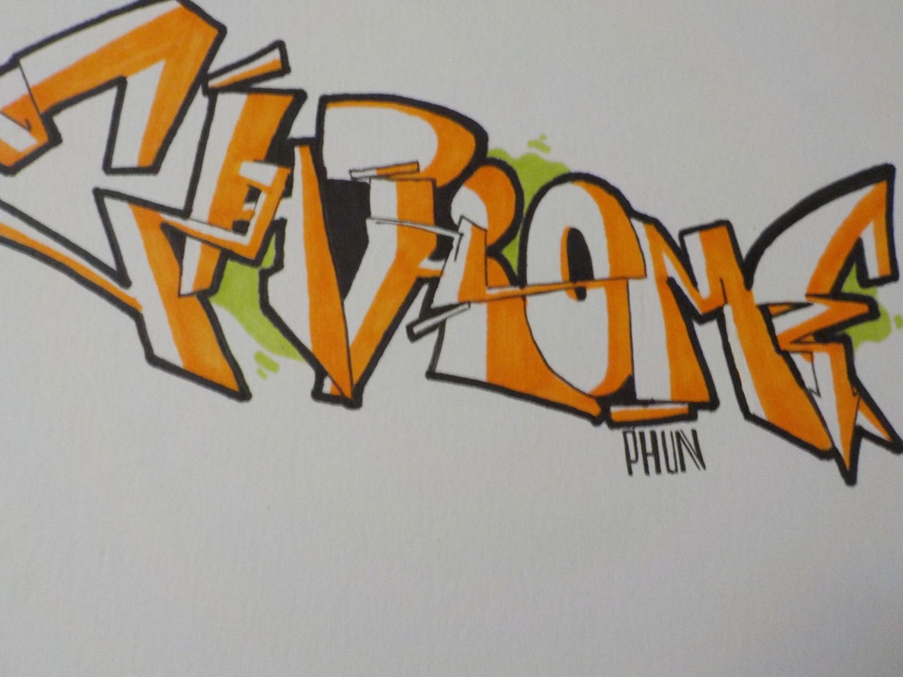 Graffiti Sketch - Photo by phun (2016)