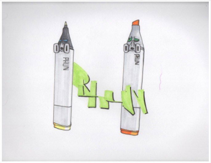 Graffiti Sketch - Photo by phun (2017)