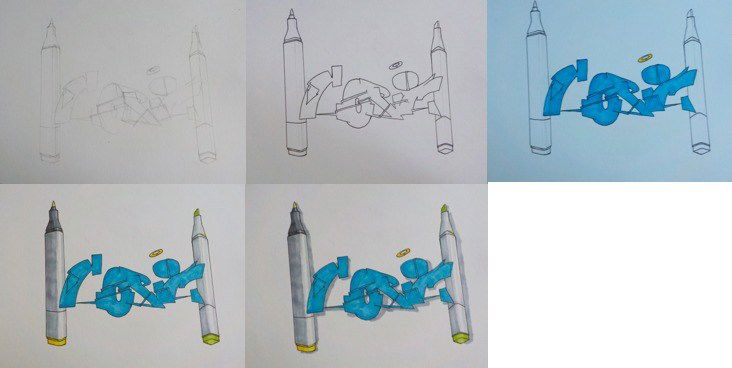 Graffiti Sketch - Photo by phun (2017)