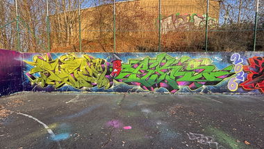 Graffiti Wall in Bad dürrenberg - Photo by picks906 - sure78, picks (2025)