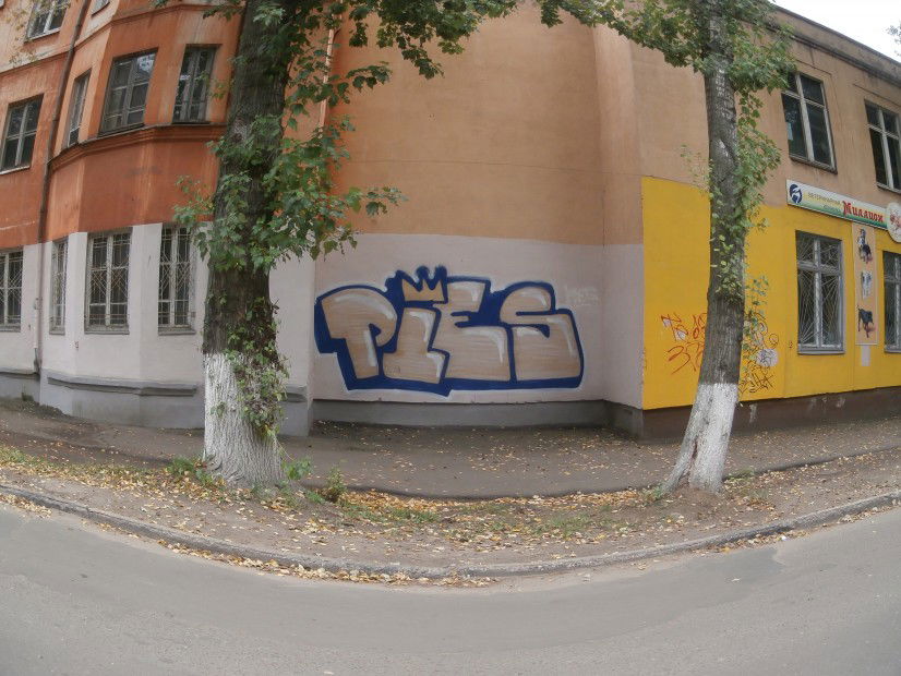 Graffiti Bombing in YAr - Photo by pies (2012)