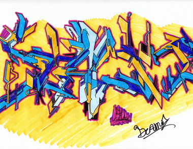 Graffiti Sketch - Photo by pills