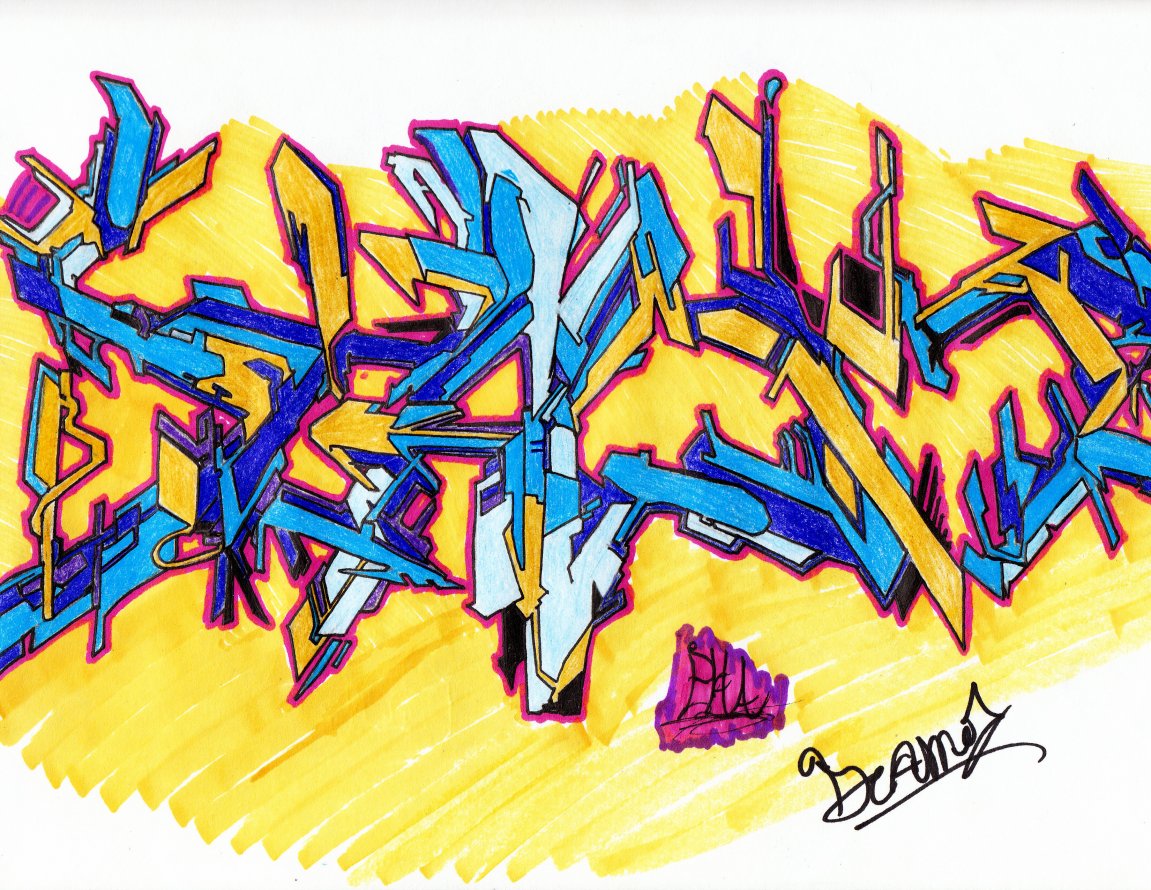 Graffiti Sketch - Photo by pills