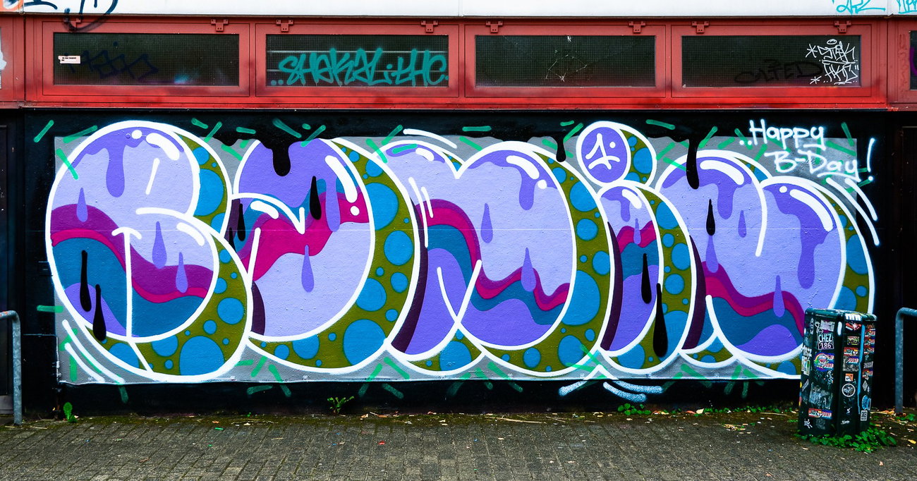 Graffiti Wall - Photo by pilotpirx - hamburg, germany, urban