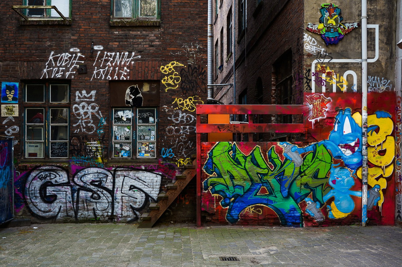 Graffiti Wall - Photo by pilotpirx - hamburg, germany, urban