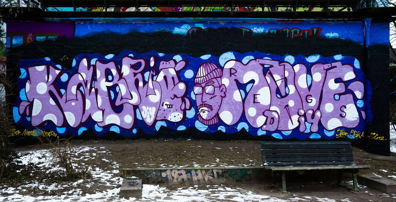 Graffiti Wall - Photo by pilotpirx - hamburg, germany, urban