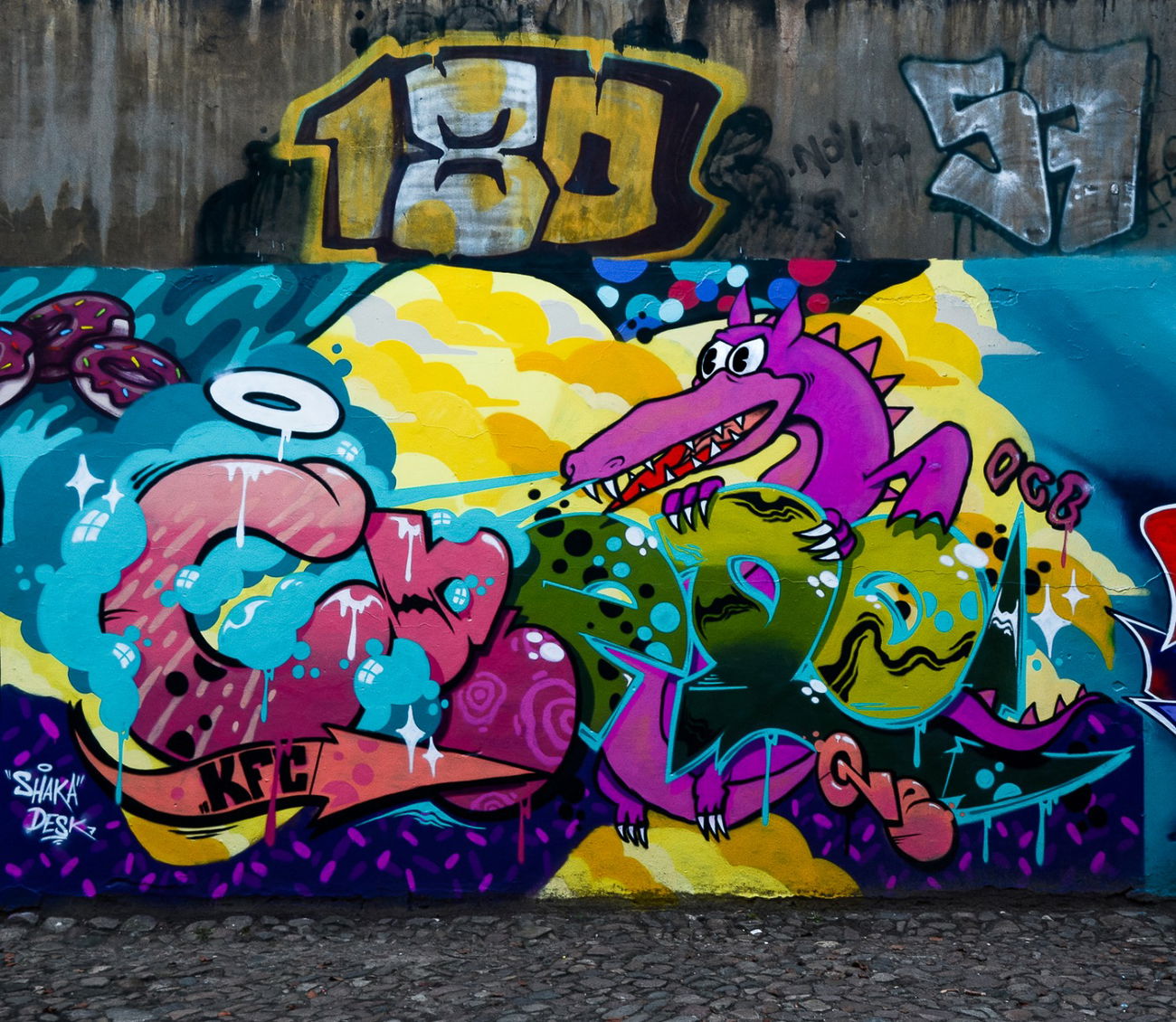 Graffiti Wall - Photo by pilotpirx - hamburg, germany, urban