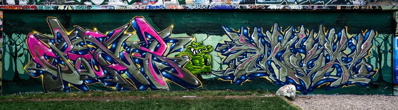 Graffiti Wall - Photo by pilotpirx - hamburg, germany, urban (2017)